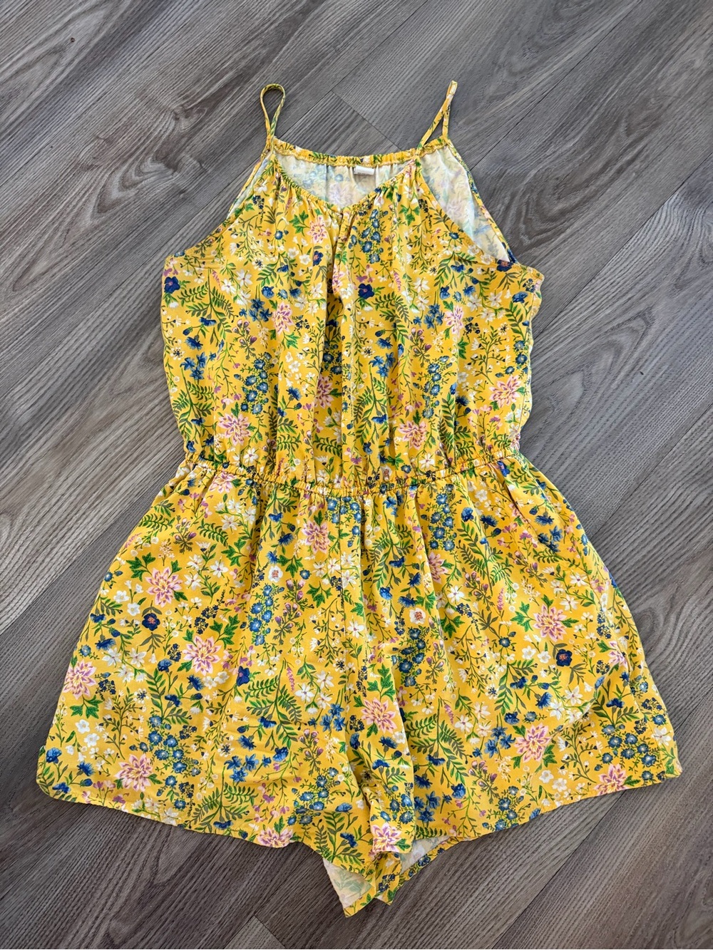 Old navy Yellow Floral women’s ' Romper